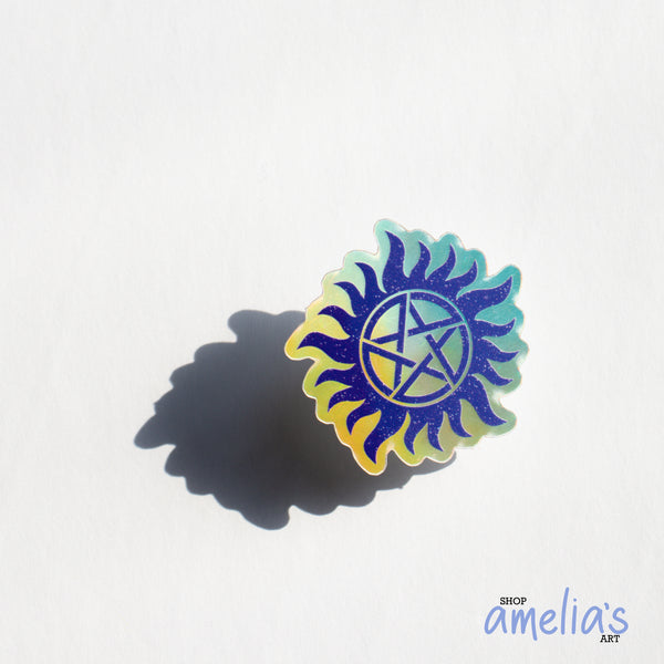 Anti-Possession Holographic - Waterproof Sticker