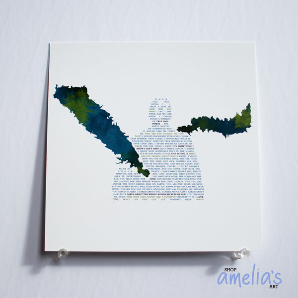 The Castiel Goodbye Pack - Waterproof Sticker | Print