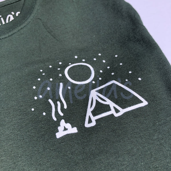 Camping - Forest Green T-Shirt