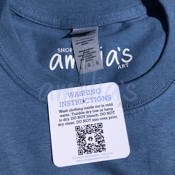Mountains - Indigo Blue T-Shirt