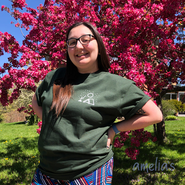 Camping - Forest Green T-Shirt