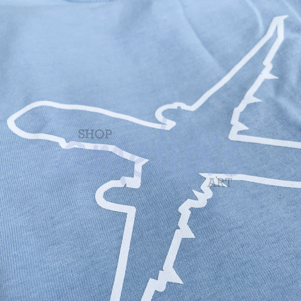 Plane - Light Blue T-Shirt