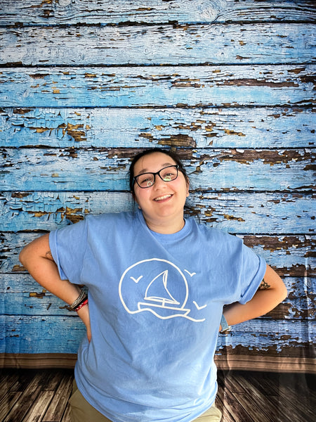 Sailing - Carolina Blue T-Shirt