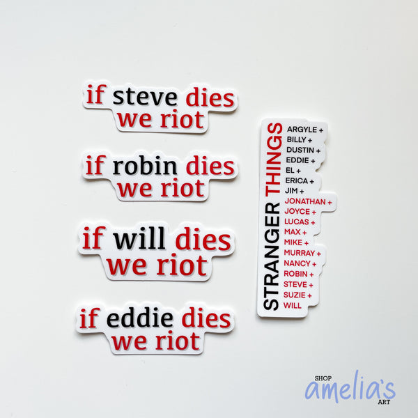 If Will Dies - Waterproof Sticker