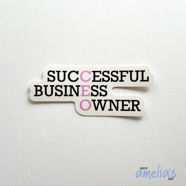 The Business Owner Pack - Waterproof Stickers