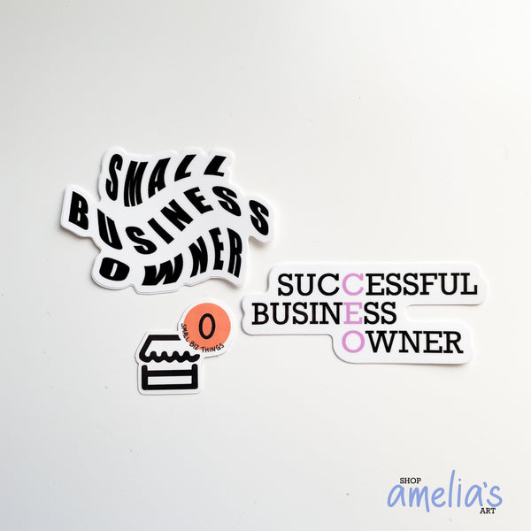 The Business Owner Pack - Waterproof Stickers